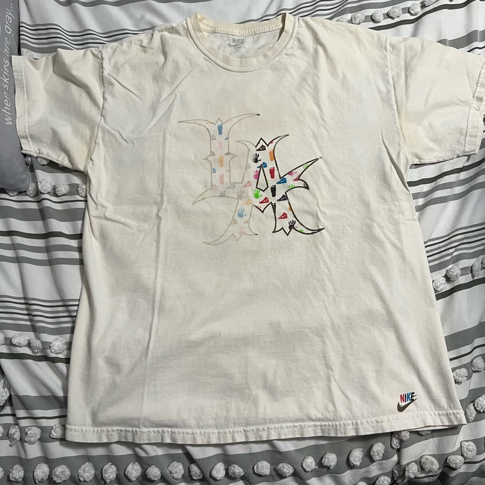 VINTAGE Nike clerks LA shirt size large